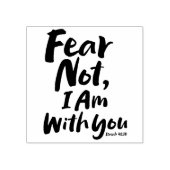 ANGST NICHT, ich bin mit dir Christlich - Hoffnung Gummistempel (Prägung)