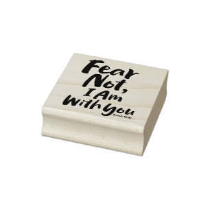 ANGST NICHT, ich bin mit dir Christlich - Hoffnung Gummistempel