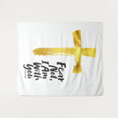 ANGST NICHT, ICH BIN mit dir - Christlich - Isaiah Wandteppich (Vorderseite (Horizontal))