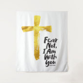 ANGST NICHT, ICH BIN mit dir - Christlich - Isaiah Wandteppich (Vorderseite)
