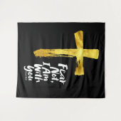 ANGST NICHT, ICH BIN mit dir - Christlich - Isaiah Wandteppich (Vorderseite (Horizontal))