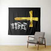 ANGST NICHT, ICH BIN mit dir - Christlich - Isaiah Wandteppich (Beispiel (Horizontal))