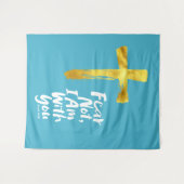 ANGST NICHT, ICH BIN mit dir - Christlich - Isaiah Wandteppich (Vorderseite (Horizontal))