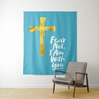 ANGST NICHT, ICH BIN mit dir - Christlich - Isaiah Wandteppich