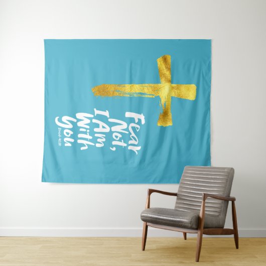 ANGST NICHT, ICH BIN mit dir - Christlich - Isaiah Wandteppich (Beispiel (Horizontal))