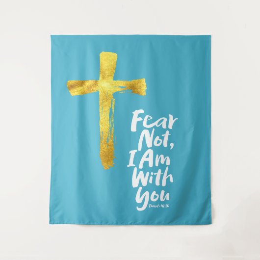ANGST NICHT, ICH BIN mit dir - Christlich - Isaiah Wandteppich (Vorderseite)