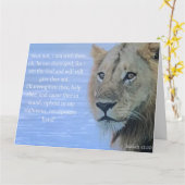 "Angst nicht, ich bin mit dir ..." Groß werden Karte (Gelbe Blume)