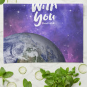 ANGST NICHT, ICH BIN mit dir - Isaiah 41:10 Christ Geschirrtuch (Gefaltet)