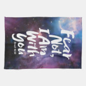 ANGST NICHT, ICH BIN mit dir - Isaiah 41:10 Christ Geschirrtuch (Horizontal)