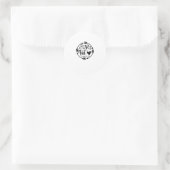Angst Nicht Isaiah 41 10-01 Runder Aufkleber (Tasche)