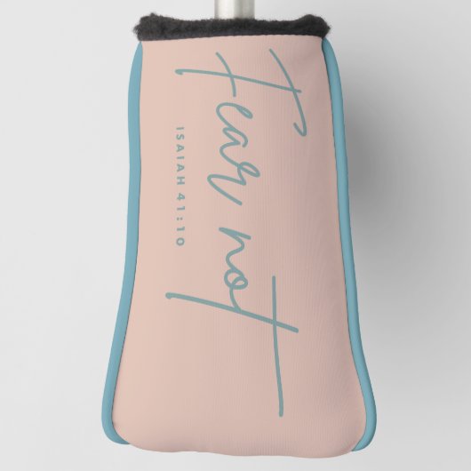 "Angst nicht." Isaiah 41:10 Golf Headcover (Rotieren 90)