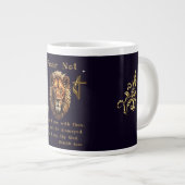 Angst nicht Isaiah 41:10 Jumbo-Tasse (Vorderseite Rechts)