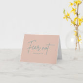 "Angst nicht." Isaiah 41:10 Karte (Gelbe Blume)