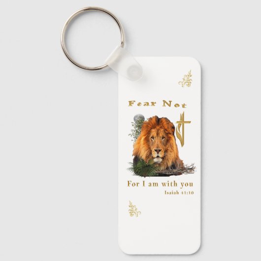 Angst nicht Isaiah 41:10 Schlüsselanhänger (Vorderseite)