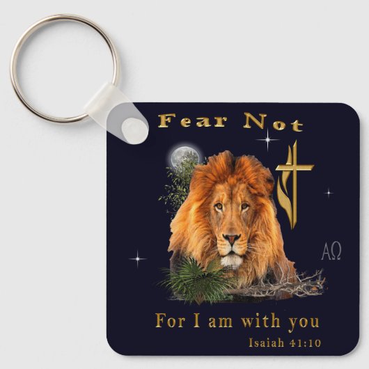 Angst nicht Isaiah 41:10 Schlüsselanhänger (Vorderseite)