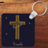 Angst nicht Isaiah 41:10 Schlüsselanhänger (Rückseite)