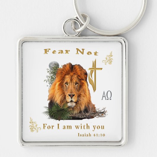 Angst nicht Isaiah 41:10 Schlüsselanhänger (Vorne)