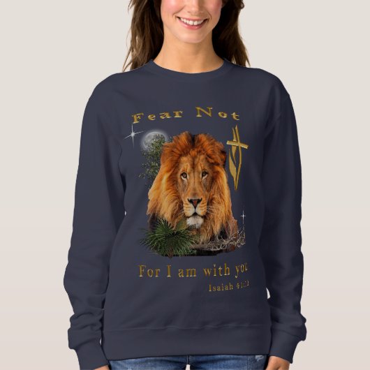 Angst nicht Isaiah 41:10 Sweatshirt (Vorderseite)