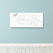 Angst nicht - Isaiah 41:10 Typografie-Leinwand Leinwanddruck (Insitu (Holzboden))