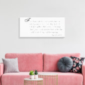 Angst nicht - Isaiah 41:10 Typografie-Leinwand Leinwanddruck (Insitu (Wohnzimmer))