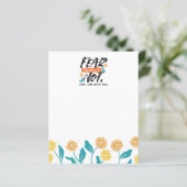 Angst nicht Isaiah Bible Verse Inspiration Design (Stehend Vorderseite)