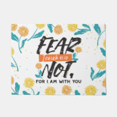 Angst nicht Isaiah Bible Verse Inspiration Design Fußmatte (Vorderseite)
