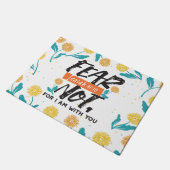 Angst nicht Isaiah Bible Verse Inspiration Design Fußmatte (Schrägansicht)