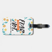 Angst nicht Isaiah Bible Verse Inspiration Design Gepäckanhänger (Rückseite horizontal)