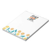 Angst nicht Isaiah Bible Verse Inspiration Design Notizblock (Rotiert)