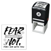 Angst nicht Isaiah Bible Verse Inspiration Design Permastempel (Beispiel)