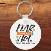 Angst nicht Isaiah Bible Verse Inspiration Design Schlüsselanhänger (Vorderseite)