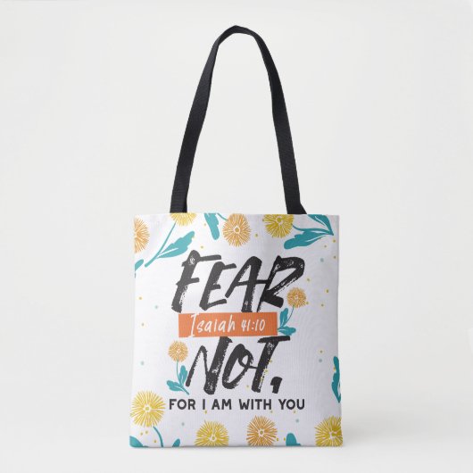 Angst nicht Isaiah Bible Verse Inspiration Design Tasche (Vorderseite)