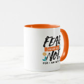 Angst nicht Isaiah Bible Verse Inspiration Design Tasse (VorderseiteRechts)