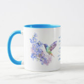 Angst nicht, Isaiah Scripture Dragonfly Wasserfarb Tasse (Links)