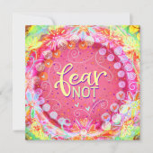 Angst nicht rosa Blume Inspiration (Vorderseite)