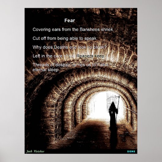 Angst Poster (Vorne)