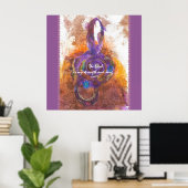 Angst Poster (Heimbüro)