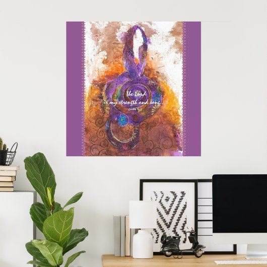 Angst Poster (Heimbüro)