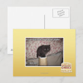 Angst Postkarte (Vorne/Hinten)