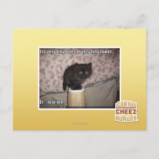 Angst Postkarte (Vorderseite)