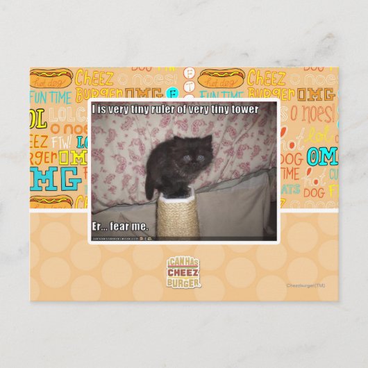 Angst Postkarte (Vorderseite)