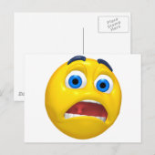 Angst Postkarte (Vorne/Hinten)