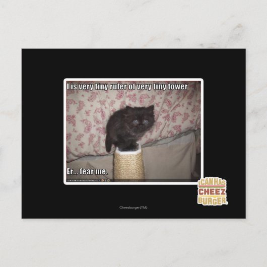 Angst Postkarte (Vorderseite)