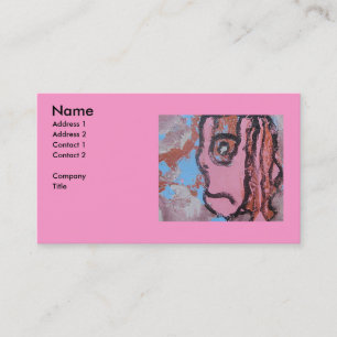 ANGST-ROSA VISITENKARTE