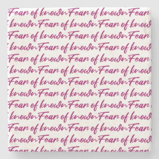 Angst Steinuntersetzer