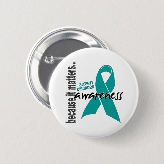 Angst-Störung des Bewusstseins-1 Button (Vorne & Hinten)