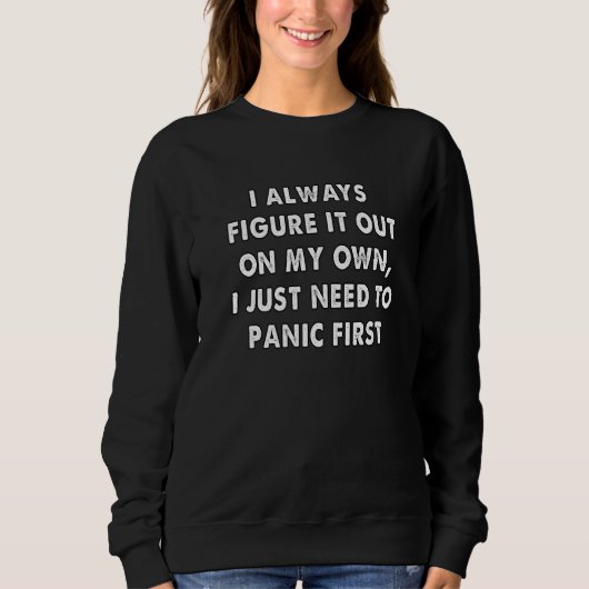 Angst Sweatshirt (Vorderseite)