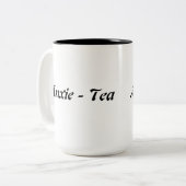 Angst Tee-Tasse Zweifarbige Tasse (Vorderseite Links)