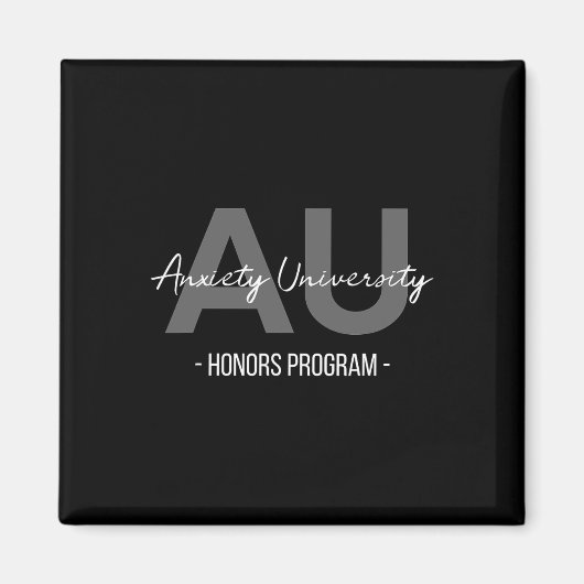 Angst Universitäts-Ehrenprogramm Magnet (Vorne)