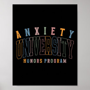 Angst Universitäts-Ehrenprogramm, Psychische Gesun Poster